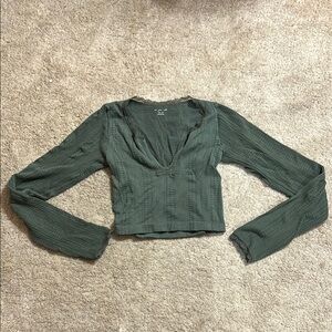 Out from under go for gold seamless pointelle top